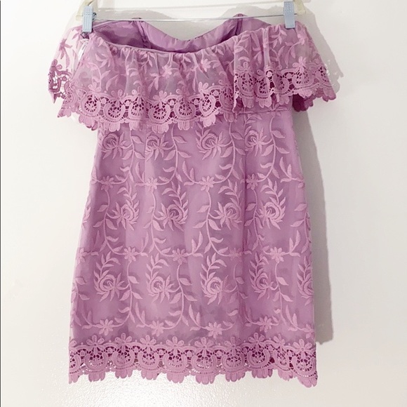 Lovers+friends Jules Mini Dress in Lilac Purple - Picture 4 of 8
